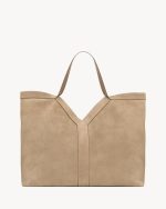 YSL Y MAXI tote in suede